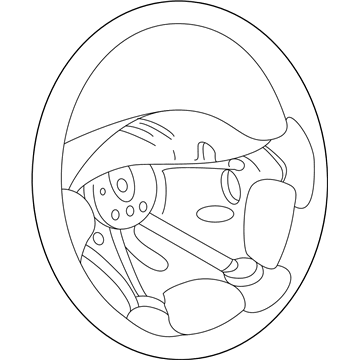 2004 Chrysler Sebring Steering Wheel - WG221P7AB