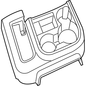 Dodge 5KK91XDHAA Console