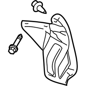 Chrysler MR566297 Mud Guard