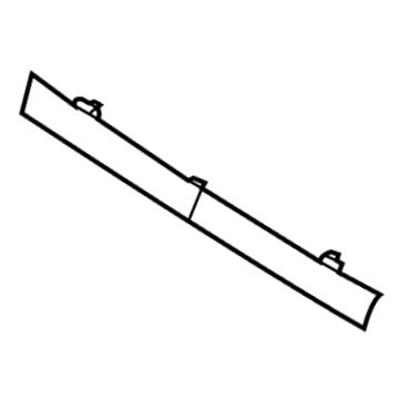 Mopar 1DE55DW1AC Rear Header Trim