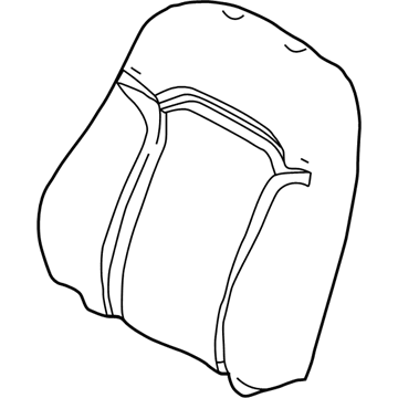 Jeep ZD921DVAA Seat Back Assembly