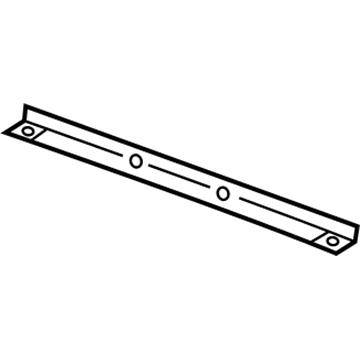 Mopar 5HS28BD5AD Upper Molding, Medium Gray, Rear