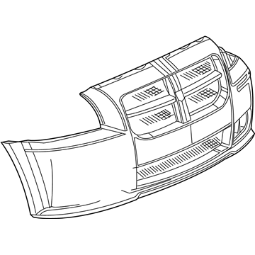 2007 Dodge Magnum Bumper - 4854675AA