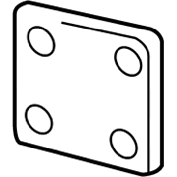 Dodge 5104056AA Step Bumper Mount Plate