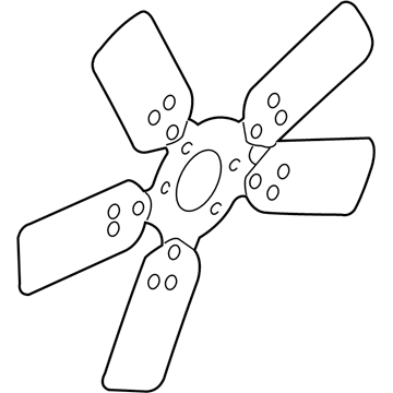 Dodge 52028756AB Fan Blade