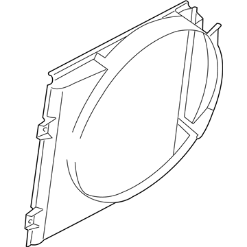 Dodge 5015533AB Fan Shroud