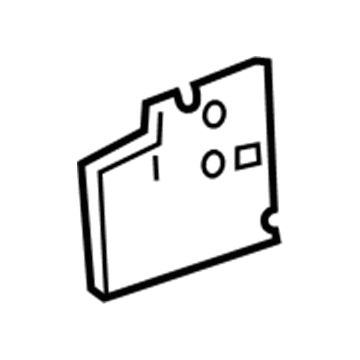 Mopar 5097372AA Lower Insulator, Rear Passenger Side