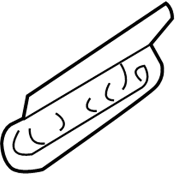 Chrysler MR348021 License Bracket