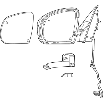 Jeep 68325342AB Mirror Assembly