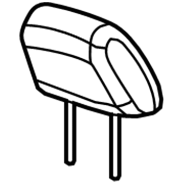 Mopar 1RT00DK2AA Headrest, Beige, Front