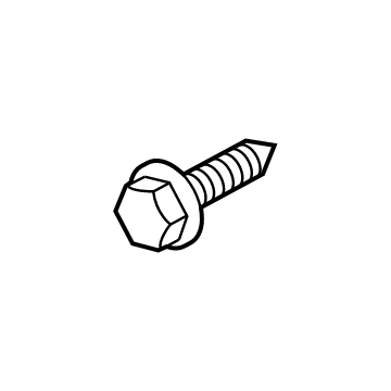Ram 68094522AA Center Pillar Trim Screw