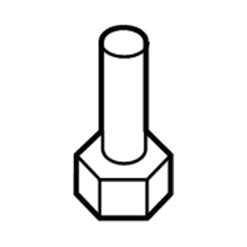 Chrysler 6036548AA Mirror Inside Screw