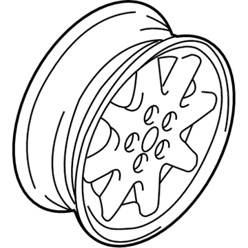 2003 Dodge Stratus Spare Wheel - MR641142