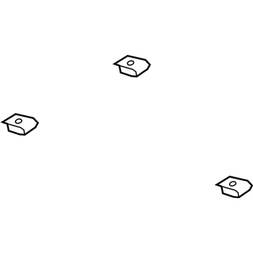 Dodge 6512316AA Heat Shield Nut