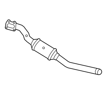 Dodge 68038390AE Converter & Pipe