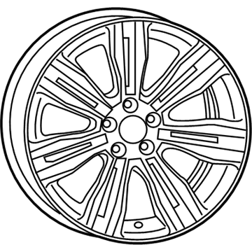 2015 Chrysler 200 Spare Wheel - 1WM47XZAAB