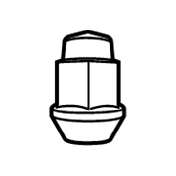 Dodge 6509422AA Wheel Nut