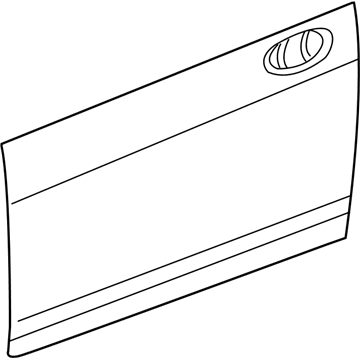 Mopar 4814503AD Outer Panel, Front Driver Side