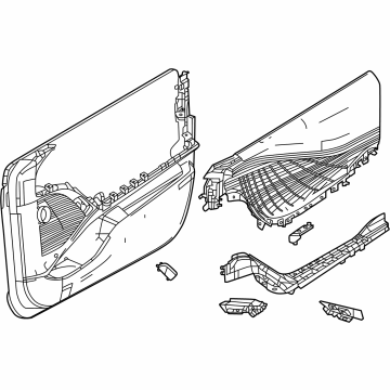 Dodge 7ZQ00TX7AA Door Trim Panel