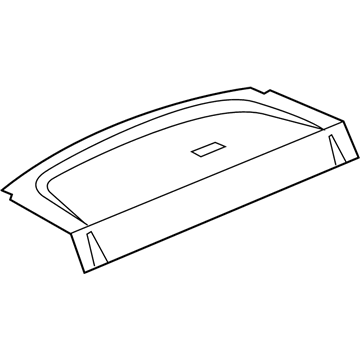 Chrysler XR68DX9AK Package Tray Trim