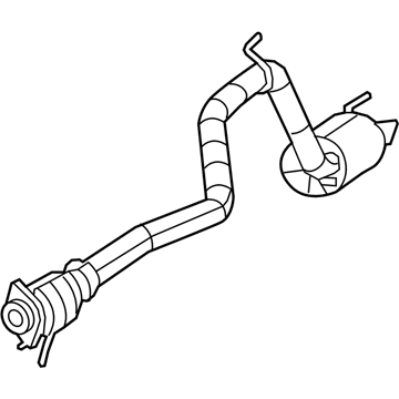 2007 Jeep Grand Cherokee Exhaust Pipe - 68001234AD