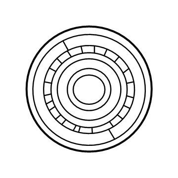 Jeep 68459077AA Idler Pulley