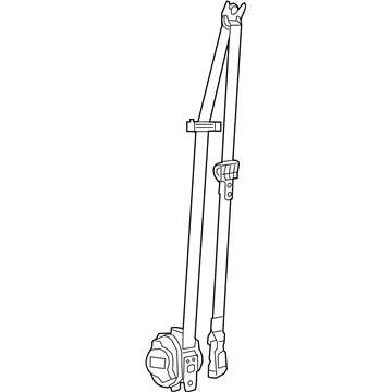 Jeep 6DR29DX9AC Retractor Assembly