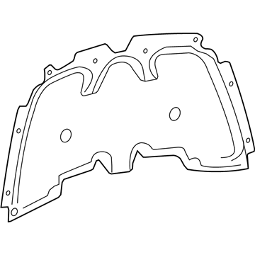 Chrysler 55361465AA Pad - Hood Silencer