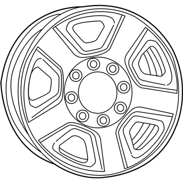 Dodge Ram 2500 Spare Wheel - 52110366AD