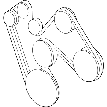 Jeep 53032037AM Serpentine Belt