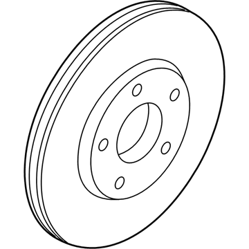Chrysler Sebring Brake Disc - 4879138AE