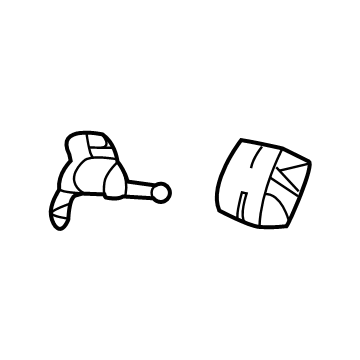 Jeep 57008576AA Muffler With Tail Pipe Isolator