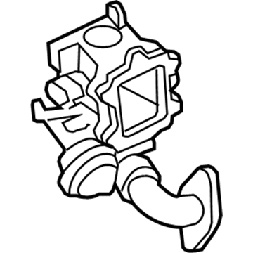 2007 Dodge Caliber EGR Valve - 68001558AB