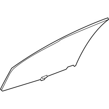 Dodge 4574926AD Door Glass