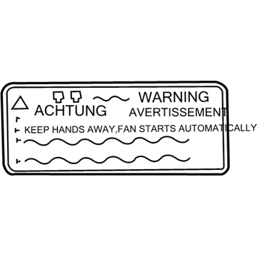 Dodge 1355A282 Caution Label