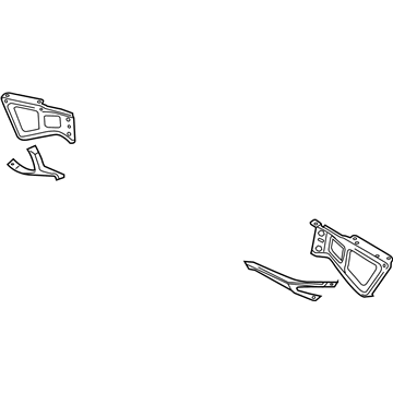 Ram 68049744AA Bumper Bracket