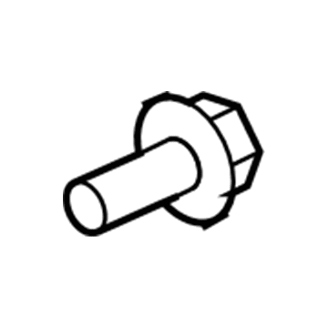 Jeep 6510251AA Rocker Molding Screw