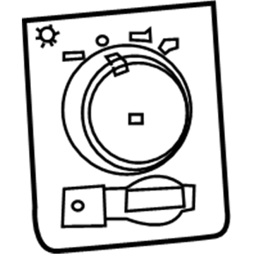 Ram 68269910AA Headlamp Switch