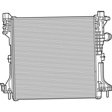 Dodge 68475897AB Radiator