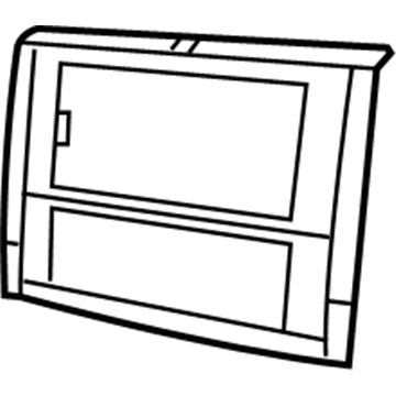 Ram 1CZ77DSFAA Center Bezel