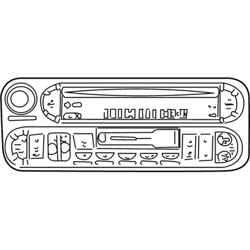 Mopar 56038623AF AM/FM Radio