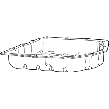 Dodge 4800210AA Transmission Pan