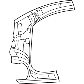 Dodge 5073256AF Panel - Bodyside Aperture Front