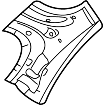 Dodge 4814844AD Panel - Quarter Inner