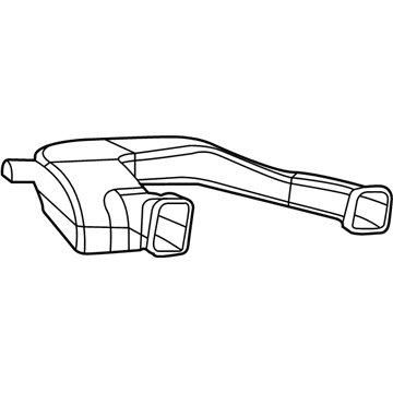 Dodge 68110632AD Outlet Duct