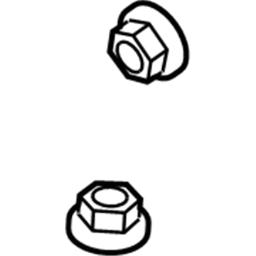Chrysler 6505223AA Support Bracket Nut