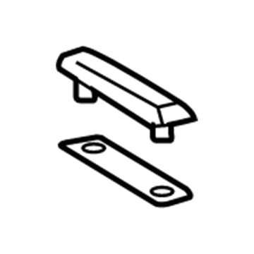 Mopar 5134011AA Sunroof Glass Upper Plate