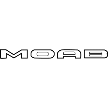 Mopar 6ND601XFAA Decal, Front Mopar 6ND601XFAA Decal, Front