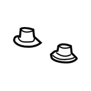 Mopar 5127802AA Radiator Isolator, Lower