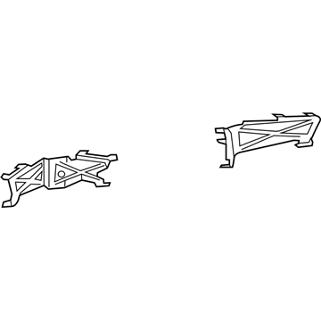 Mopar 68404447AC Bumper Bracket, Rear